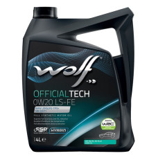 Моторне масло Wolf OfficialTech 0W-20 LS FE ,4л (8339370)