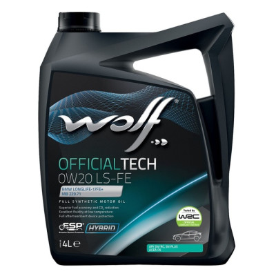 Моторне масло Wolf OfficialTech 0W-20 LS FE ,4л (8339370)