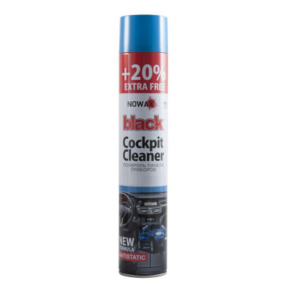 Полироль панели приборов NOWAX 750 мл Black Cockpit Cleaner Bubble Gum (NX00709)