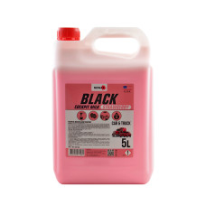 Полироль молочко для пластика 5 л концентрат NOWAX BLACK Cockpit Milk с ароматом Клубники (NX05148)