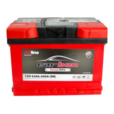 Автомобильный аккумулятор 62 Ah/12V CARBON Euro
