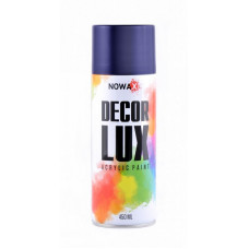 Акриловая краска глянцевая темно синяя NOWAX Decor Lux (5010) 450мл