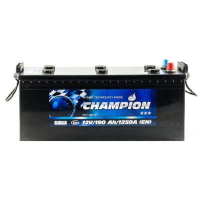 Автомобильный аккумулятор Black 190 Ah/12V Champion Euro
