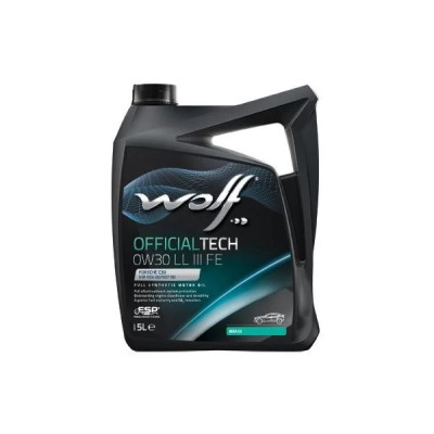 Моторне масло Wolf Officialtech LL III FE 0W-30, 5л (1044344)