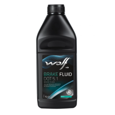 Тормозная жидкость Wolf BRAKE FLUID DOT 5.1 1л