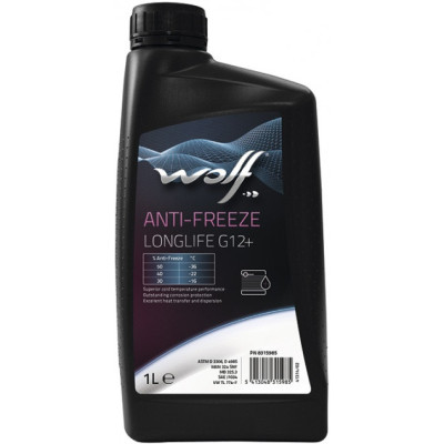 Антифриз Wolf Anti-Freeze Longlife G12+ 1л