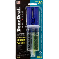 30-минутный эпокси-адгезив (цвет: прозрачный) DoneDeal 28,4 г
