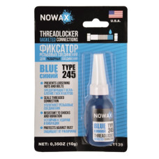Синий фиксатор резьбы NOWAX Threadlocker Blue