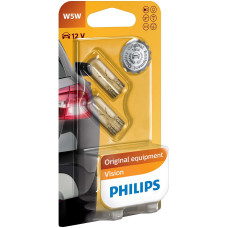Автолампа вказівна Philips 12961 W5W-02B 12V 5W (W2,1x9,5d) (блістер) (шт.)
