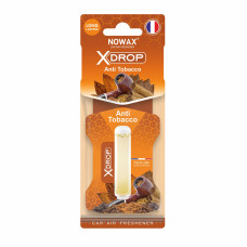 Ароматизатор целюлозний з капсулою Nowax серія X Drop - Anti Tobacco (25шт/ящ)
