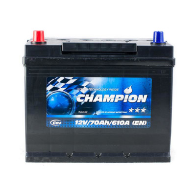 Автомобильный аккумулятор Black 70 Ah/12V Champion Japan
