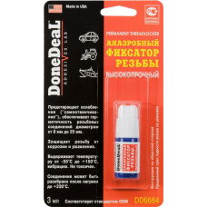 Анаэробный фиксатор резьбы высокопрочный DoneDeal 3 г