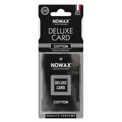 Ароматизатор целлюлозный 6 г Nowax Delux Card Cotton (NX07734)