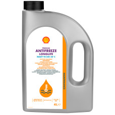 Антифриз Shell Premium LL, 4л (готовий G12+ черв.) (шт.)