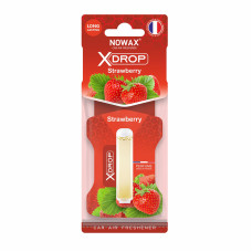Ароматизатор целюлозний з капсулою Nowax серія X Drop - Strawberry (25шт/ящ)