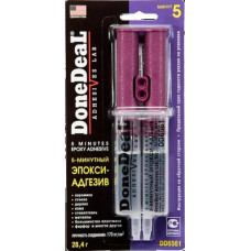 5-минутный эпокси-адгезив (цвет: прозрачный) DoneDeal 28,4 г