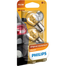 Автолампа вказівна Philips 12499 P21/5W-02B 12V (BAY15d) (блістер) (шт.)