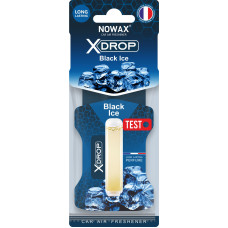 Ароматизатор целюлозний з капсулою Nowax серія X Drop - Black ice (25шт/ящ)