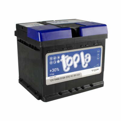 Автомобильный аккумулятор Topla 54 Ah/12V TOP Euro (0)