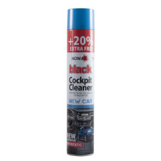 Полироль панели приборов NOWAX 750 мл Black Cockpit Cleaner Новая машина (NX00705)