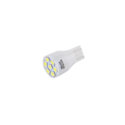 Светодиодные LED автолампы SOLAR Premium Line 12V T10 W2.1x9.5d 7SMD 2835 white блистер 2шт (SL1338)