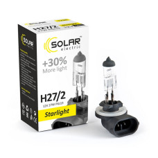 Галогеновая лампа Solar H27/2 12V 27W PGJ13 Starlight +30% (1228)