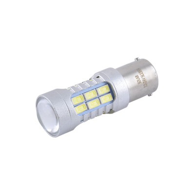 Светодиодные LED автолампы SOLAR Premium Line 12-24V S25 BA15s 27SMD 2835 CANBUS Non-Polar white блистер 2шт (SL1395)