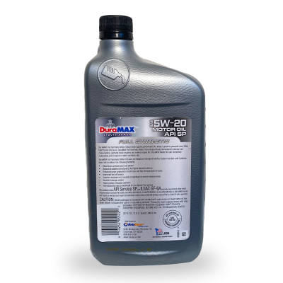 Моторна олива DuraMAX 5W20 FULL SYNTHETIC, 0,946 л.