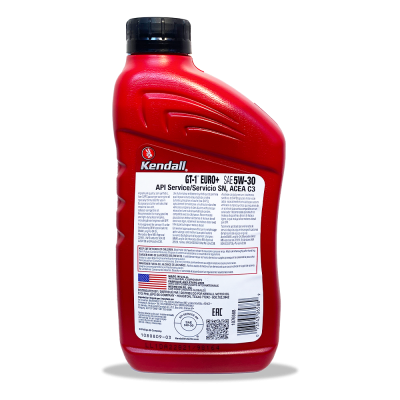 Моторна олива Kendall GT-1 EURO+ Premium Full Synthetic 5W-30 0,946 л