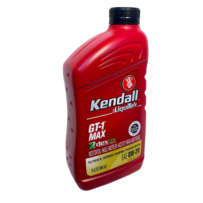 Моторна олива Kendall GT-1 MAX Premium Full-Synthetic 0w-20, 0,946л.