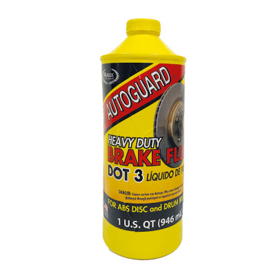 Гальмівна рідина Autoguard Brake Fluid DOT 3, 0,946л.