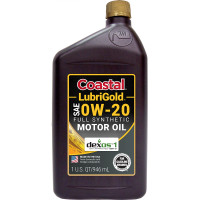 Моторна олива Coastal LubriGold Full Synthetic 0W20, 0,946л.