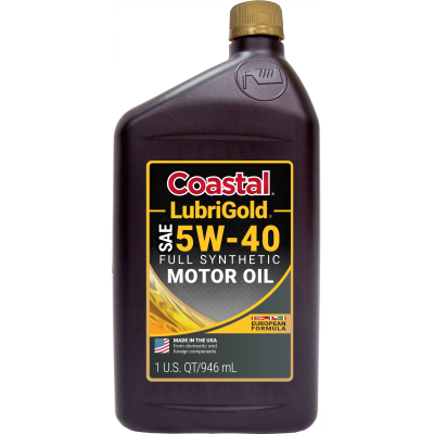 Моторна олива Coastal LubriGold Full Synthetic 5W40 Euro, 0,946л.